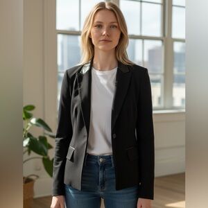 Boss Classic Black Women's Blazer - Office Chic - Polished - Size 10